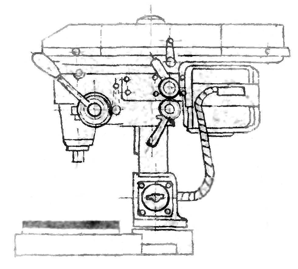 Загальний вигляд свердлувального настільного верстата С-08 Загальний вигляд свердлувального настільного верстата С-08